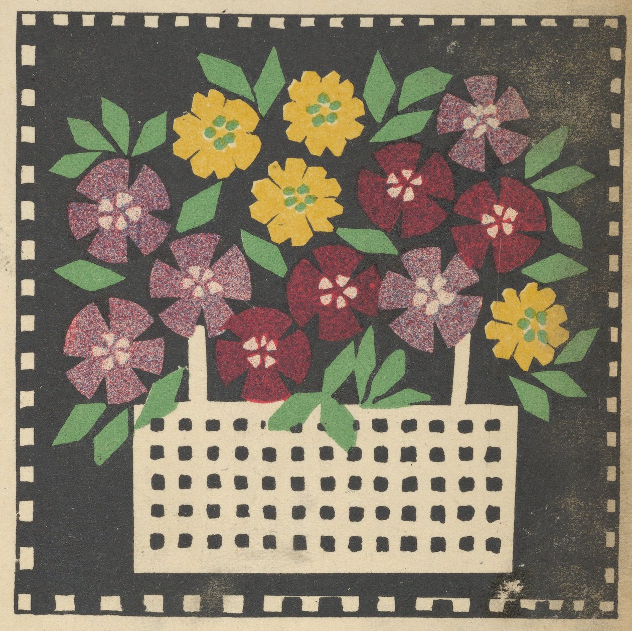 花篮，1907年。 作者 利奥波丁·科尔贝