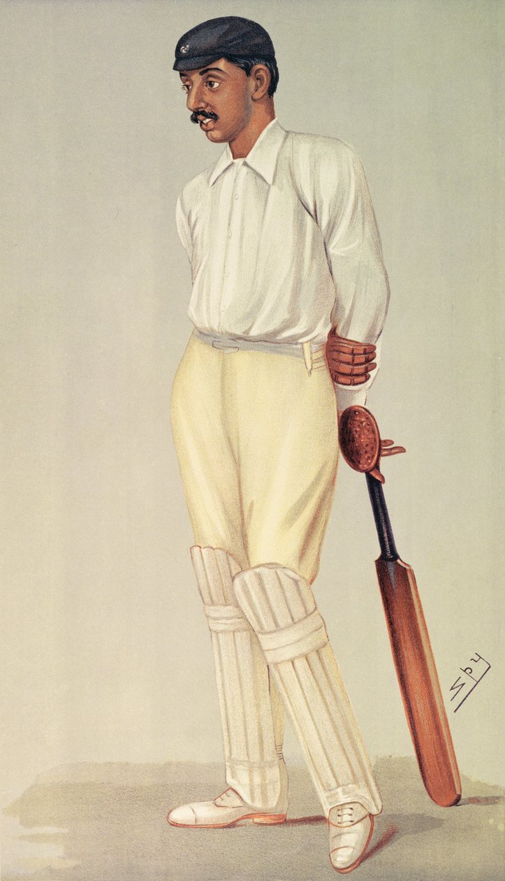 Ranjitsinghi王子，间谍卡通，酒吧。作者：Vincent Brookes Day＆Son，c.1895 作者 莱斯利·马修·沃德