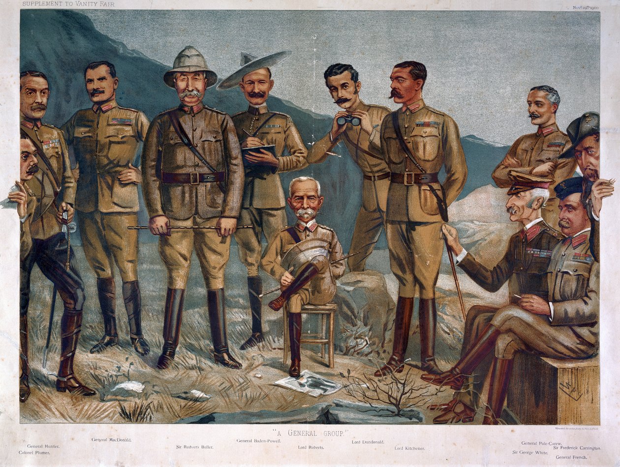 由&39;Vanity Fair&39;1900（chromolitho）出版的综合集团 作者 莱斯利·马修·沃德