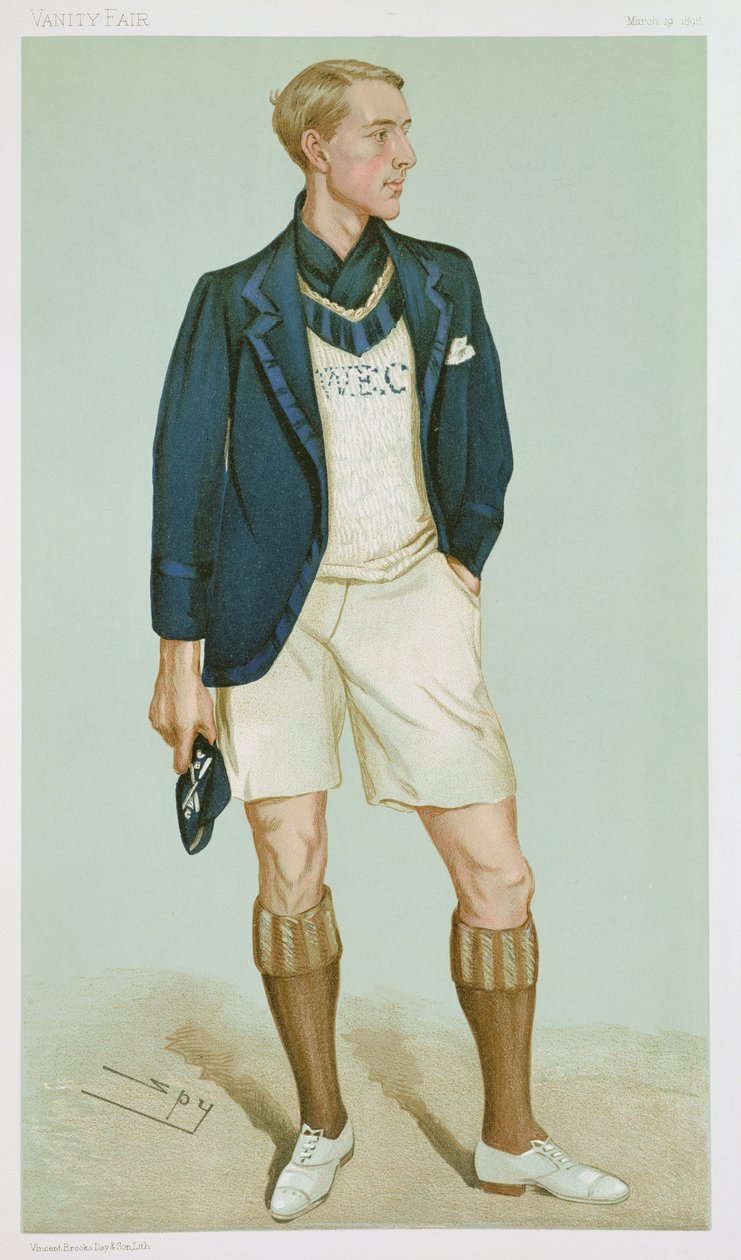 Walter Erskine-Crum，“当日男性”插图，于1896年3月在“Punch”杂志上发表 作者 莱斯利·马修·沃德