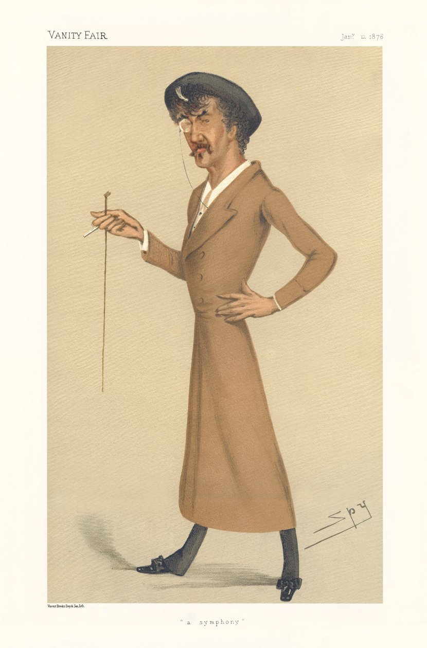 詹姆斯-阿伯特-麦克尼尔-惠斯勒 作者 莱斯利·马修 (1851-1922) 沃德