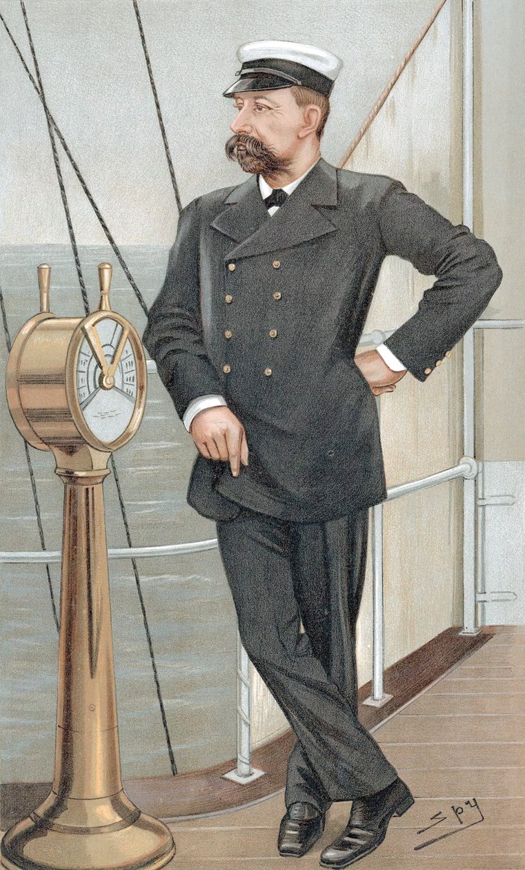 阿尔伯特一世，摩纳哥亲王，1848年至1922年，业余海洋学家，1900年 作者 莱斯利·马修·沃德
