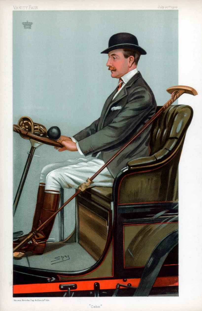 出租车，1903年。 作者 莱斯利·马修·沃德
