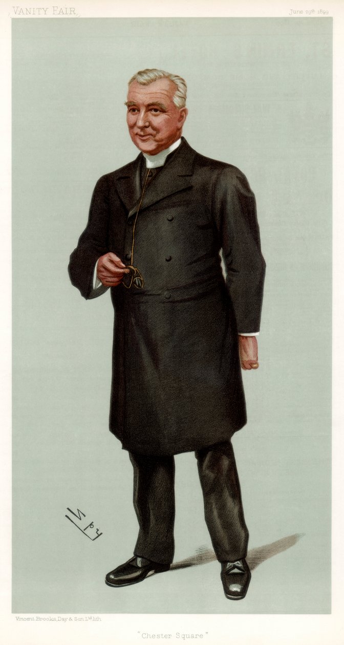 切斯特广场，佳能弗莱明，英国牧师，1899年。 作者 莱斯利·马修·沃德