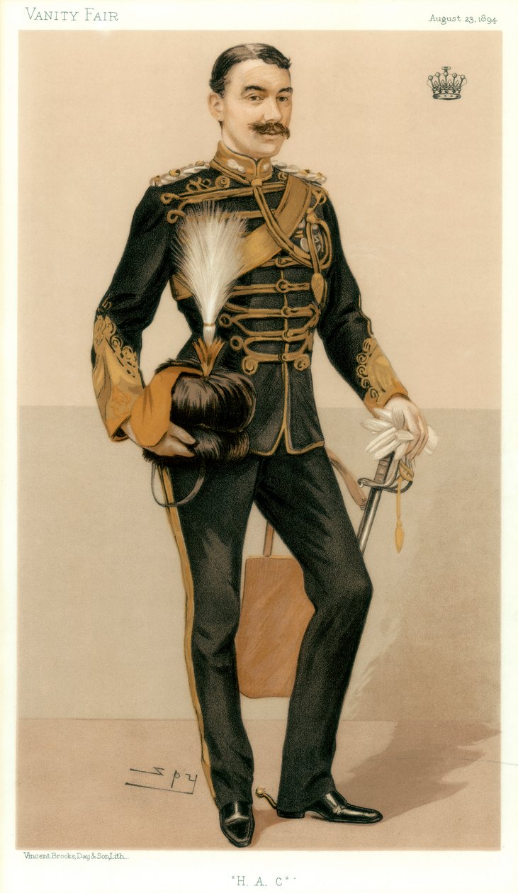 HAC，登比伯爵，1894年。 作者 莱斯利·马修·沃德