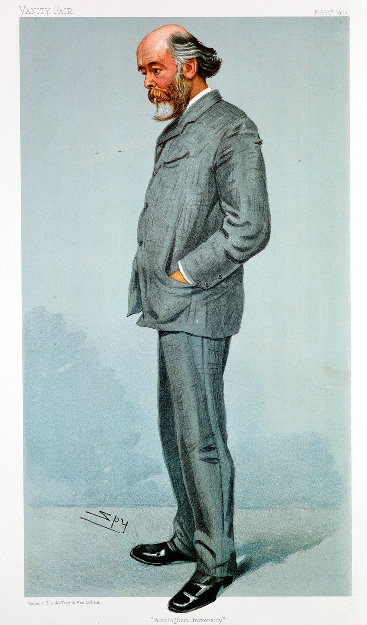奥利弗·洛奇（Oliver Lodge），英国物理学家，1904年 作者 莱斯利·马修·沃德