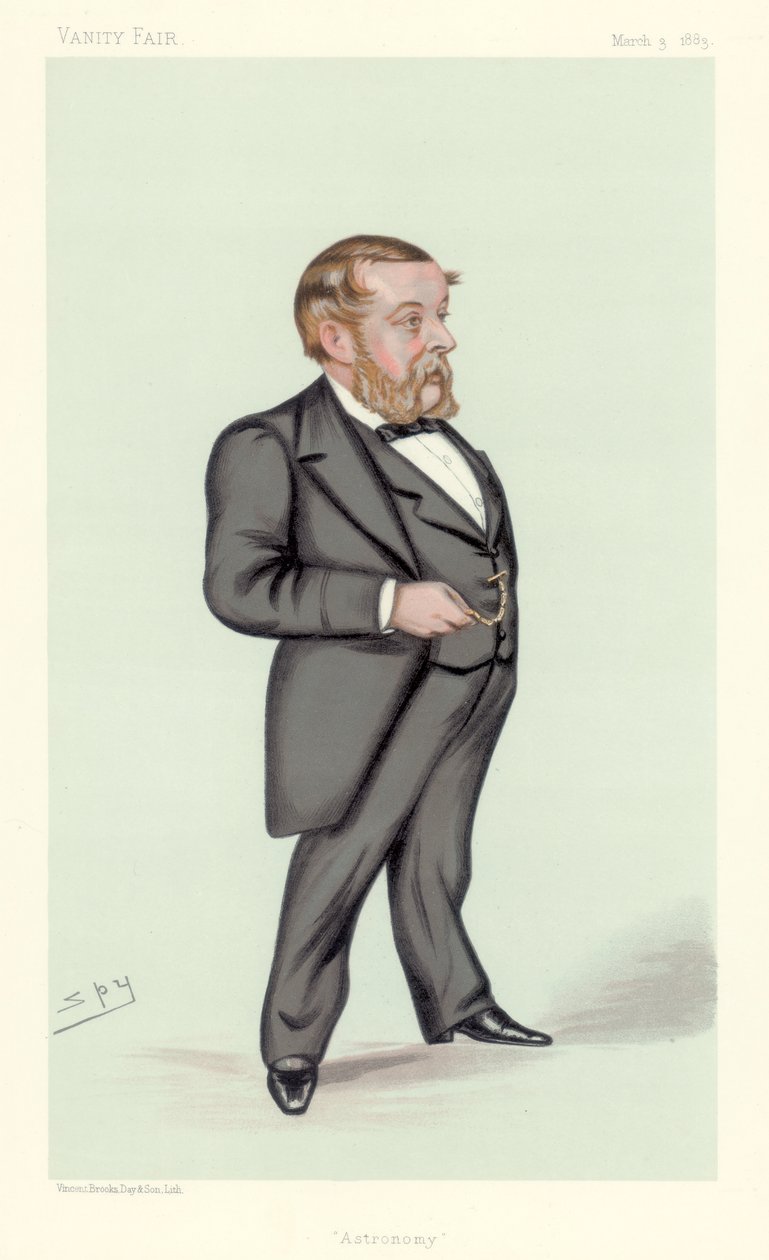 理查德·安东尼·普罗克特（Richard Anthony Proctor），英国天文学家，数学家和科普作家，1883年 作者 莱斯利·马修·沃德