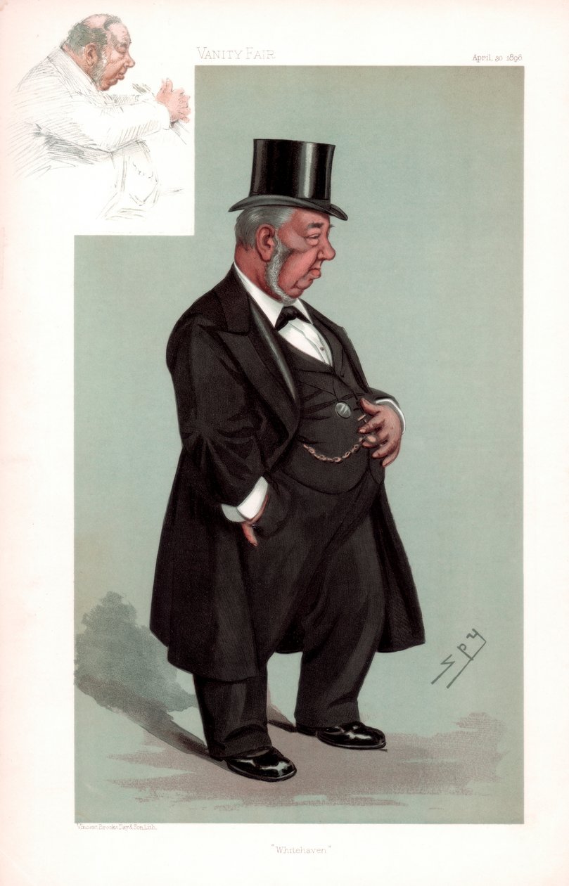 怀特黑文（Whitehaven），奥古斯都·赫尔德（Augustus Helder），英国政治家，1896年。 作者 莱斯利·马修·沃德