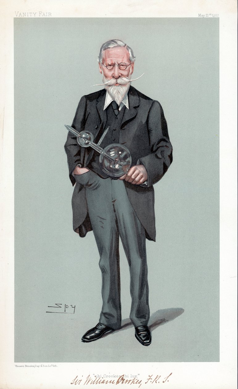 威廉·克鲁克斯（William Crookes），英国物理学家和化学家，1903年 作者 莱斯利·马修·沃德