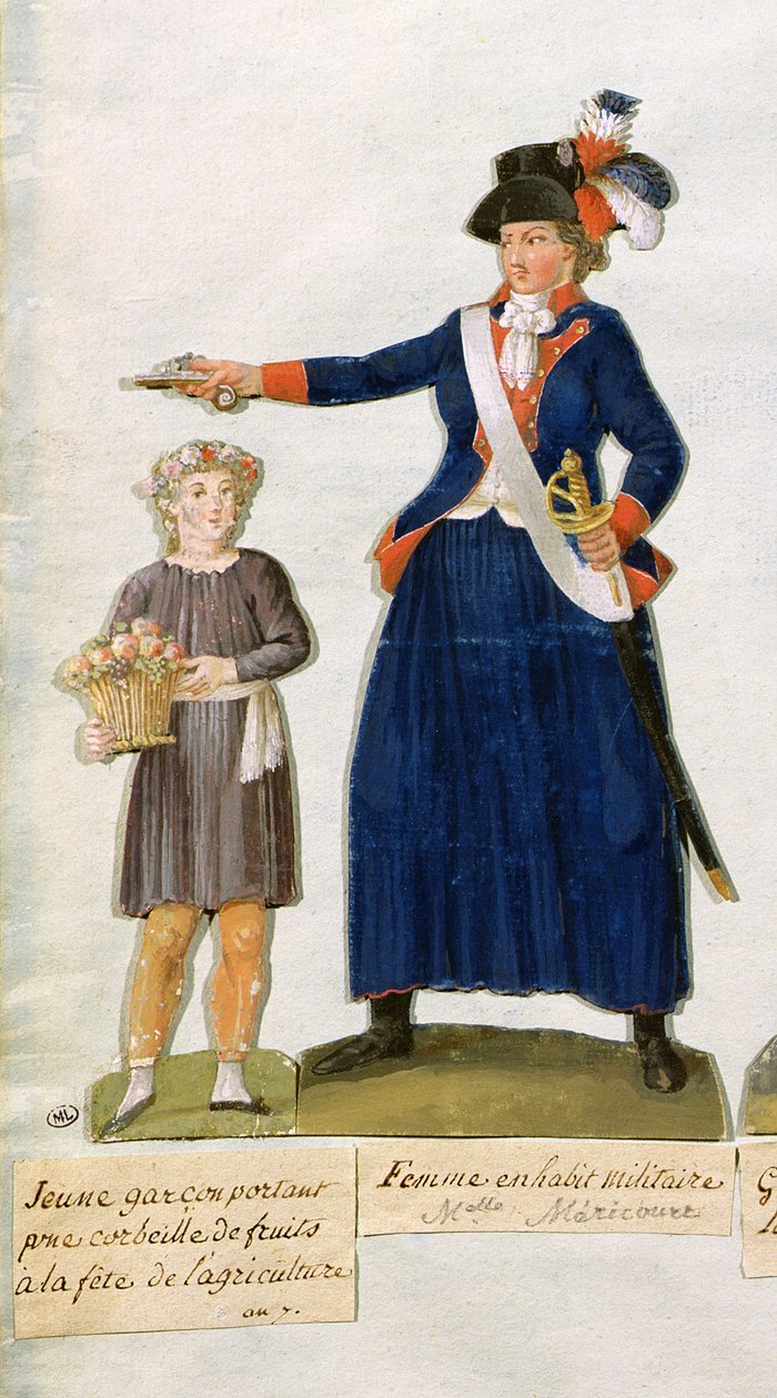 Theroigne de Mericourt（1762-1817）（细节247710） 作者 莱索尔兄弟