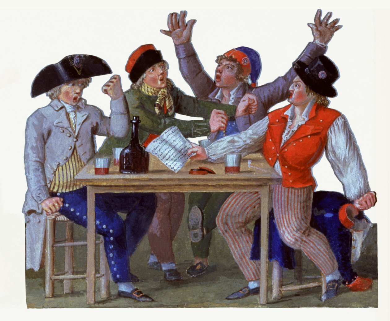马赛曲》（La Marseillaise）。18世纪（水粉画） 作者 莱索尔兄弟