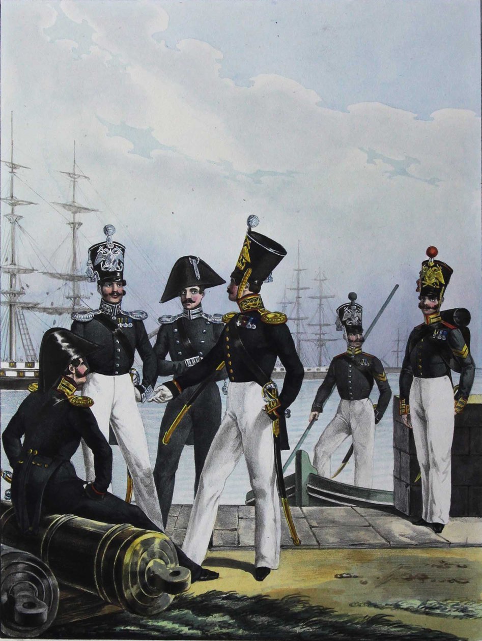 卫兵Équipage大炮公司和卫兵货运公司，1829年 作者 列夫·亚历山德罗维奇·别洛乌索夫（Lev Alexandrovich Belousov）