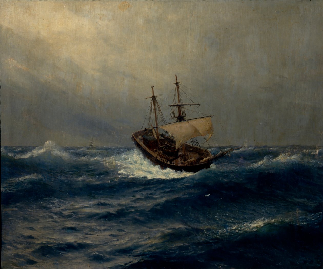 1887年，海上风暴 作者 列夫·费利科维奇（Lev Felixovich Lagorio）
