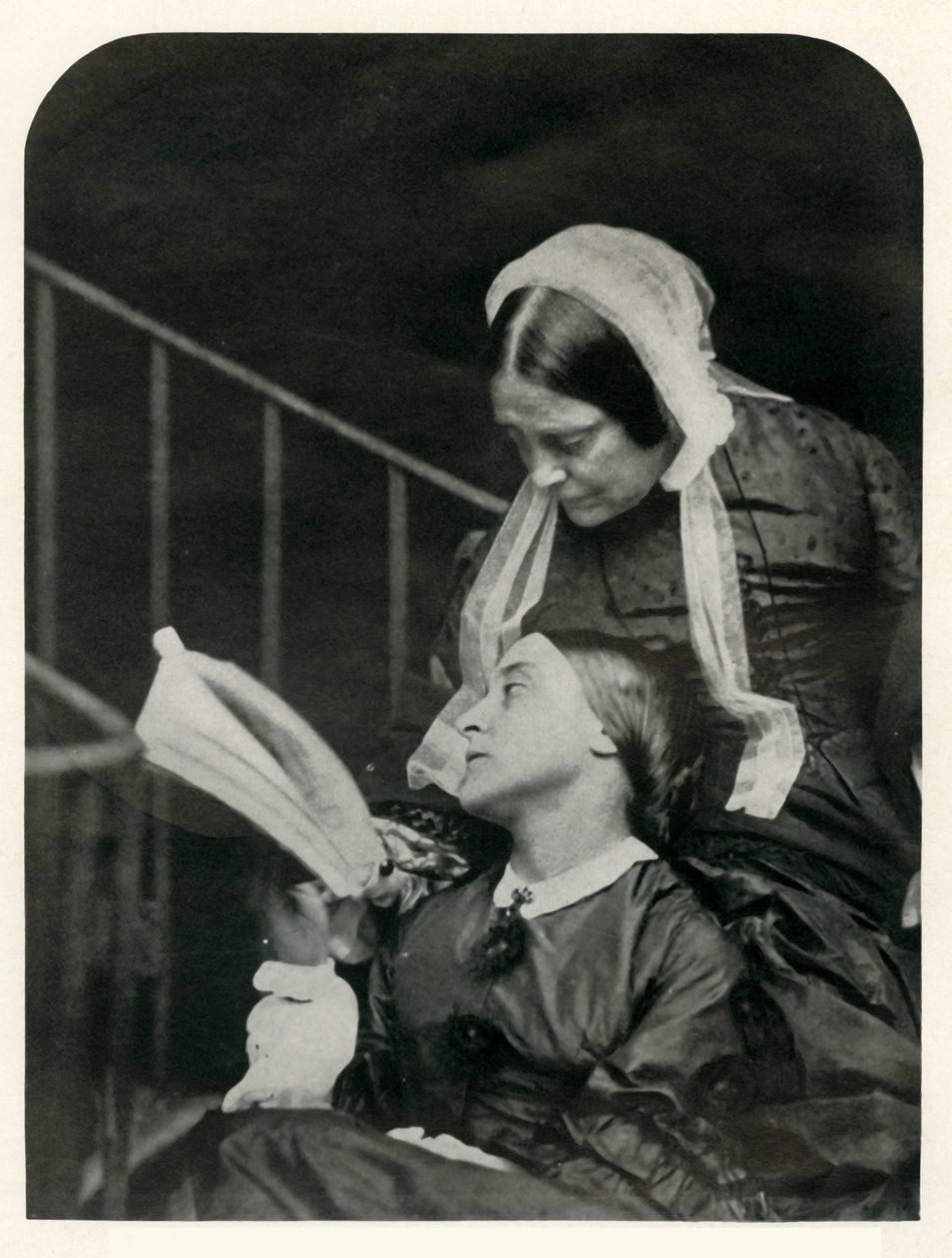 克里斯蒂娜·罗塞蒂（Christina Rossetti）和她的母亲弗朗西斯·罗塞蒂（Frances Rossetti），1863年，1948年。 作者 刘易斯·卡洛尔
