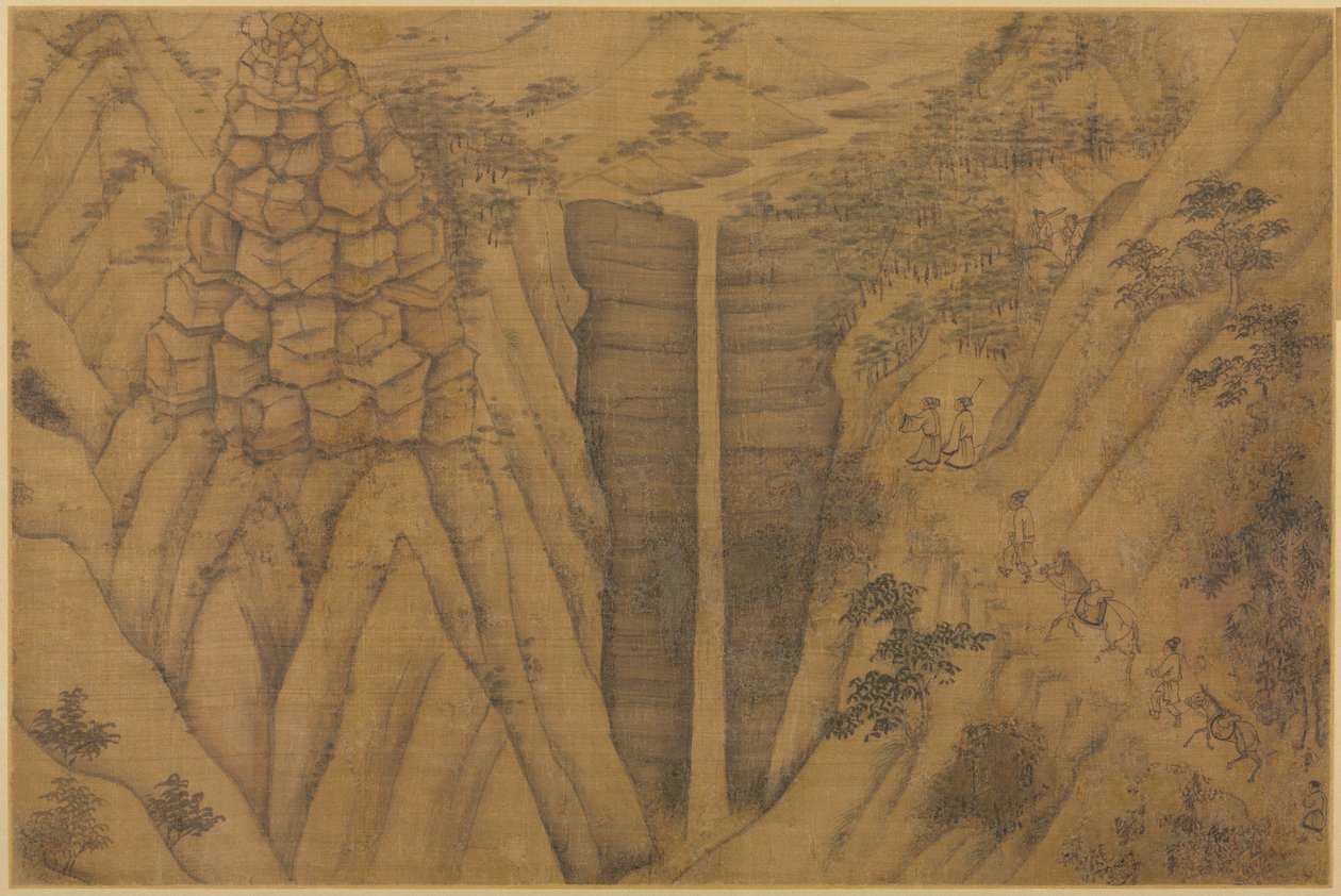 龙眠龙山的住宅，1100-1200年代。 作者 李公林
