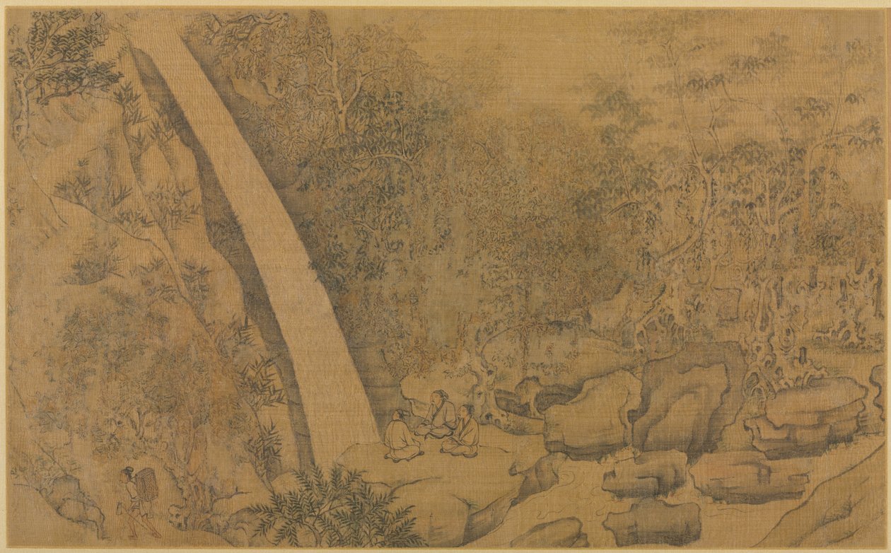 龙眠龙山的住宅，1100-1200年代。 作者 李公林