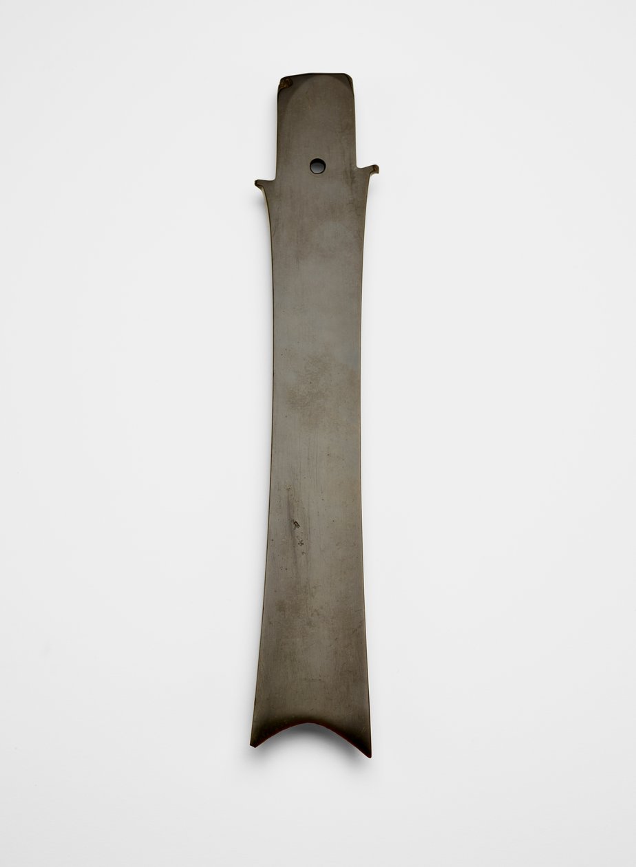 Forked blade (zhang 璋), c.2000-1700 BC (jade, nephrite) 作者 良zhu文化
