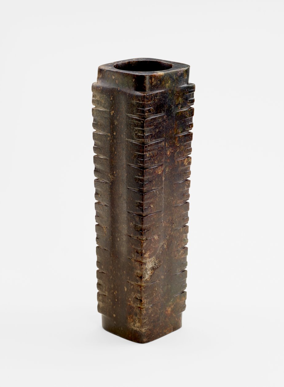 带面具的十层管，约公元前3300-2250年 作者 良zhu文化