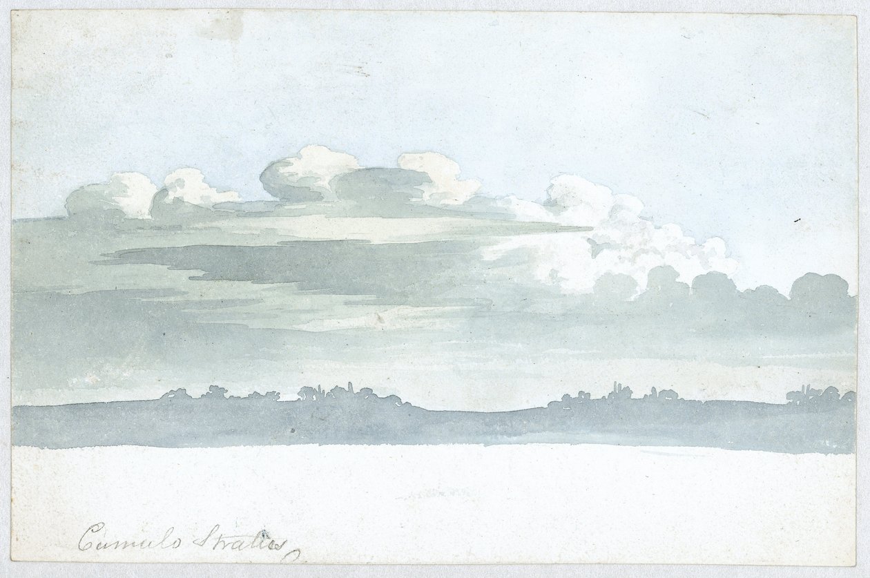 Cloud study by Luke Howard, c 1808-1811 作者 未知未知