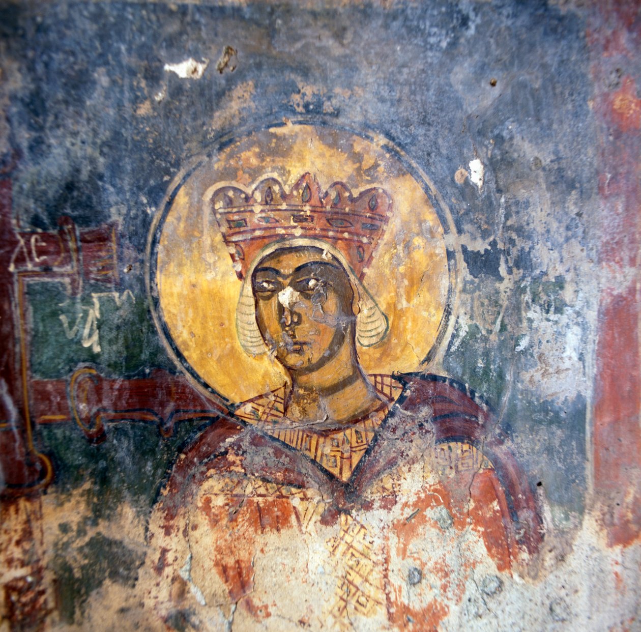 Agios Georgios 拜占庭教堂的壁画 作者 未知未知