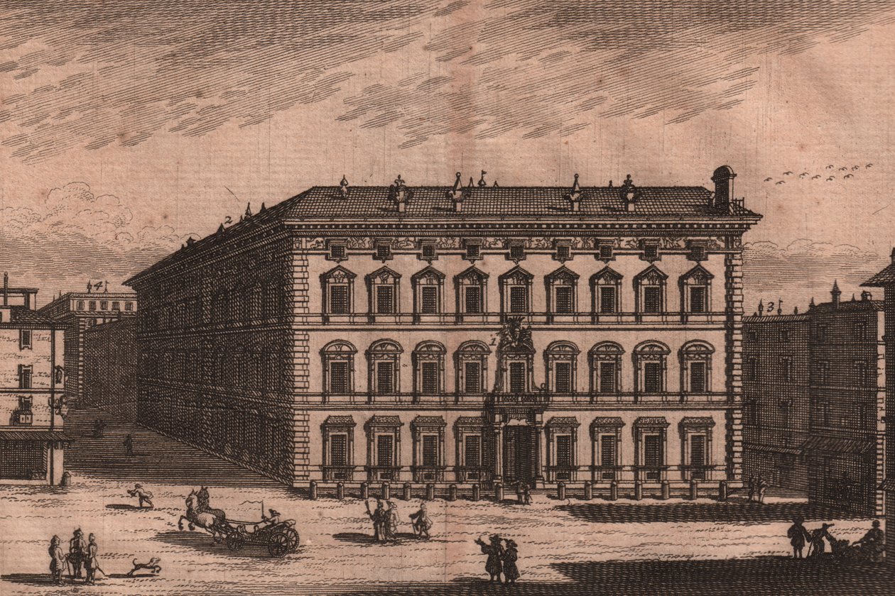 Palazzo Madama，罗马，拉齐奥，意大利，铜版画，约 165x135 厘米 作者 未知未知