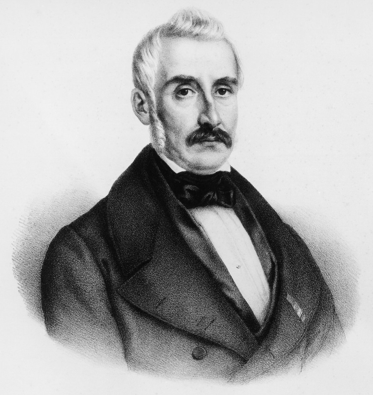 乔瓦尼·巴尔达塞罗尼伯爵 (1795-1876) 的肖像，意大利政治家和托斯卡纳的最后一任总理，雕刻 作者 未知未知