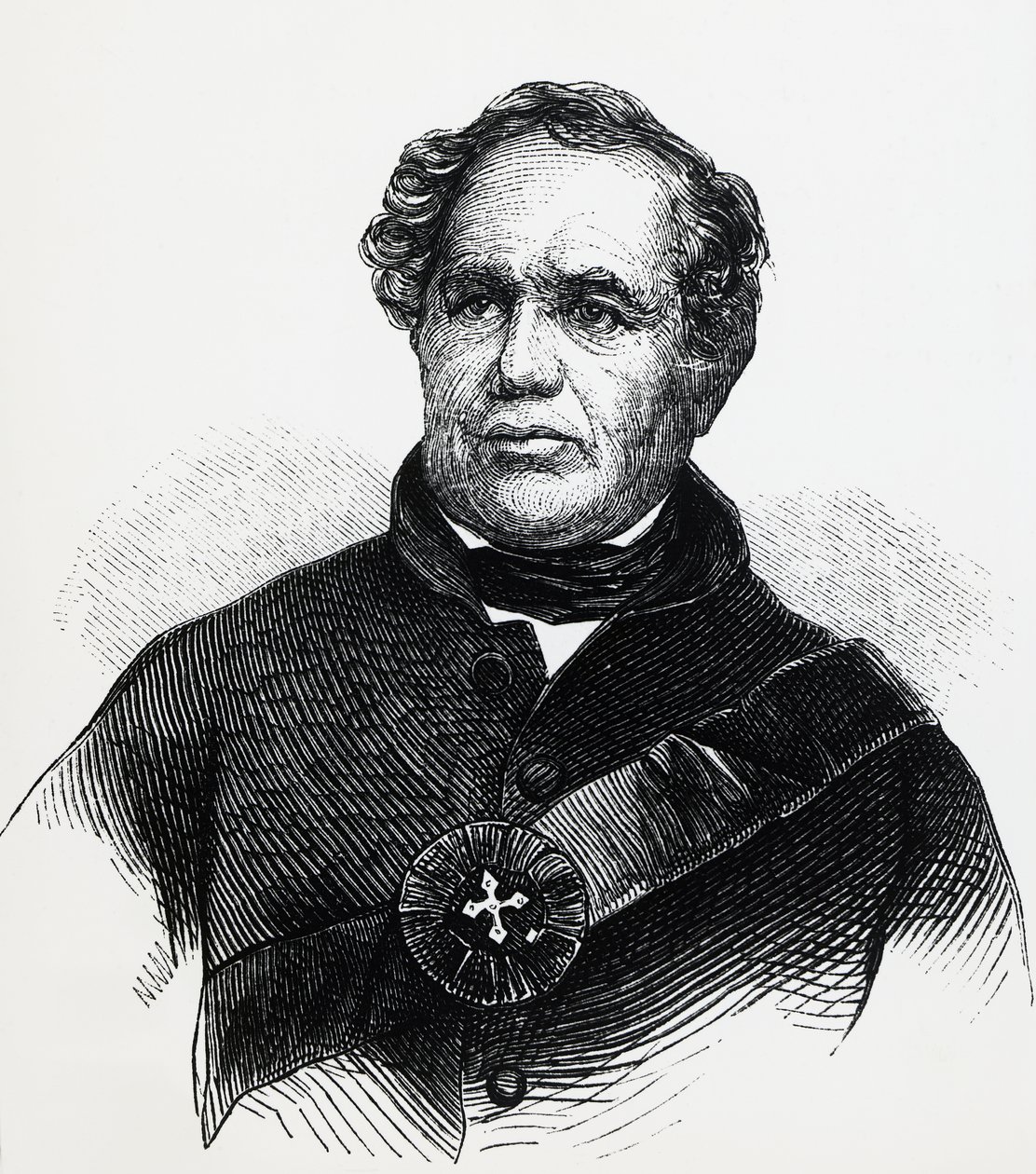 Eleazar Williams（1788-1858）的肖像，英国圣公会牧师，被欺诈性地宣称是失落的法国王储，雕版画 作者 未知未知