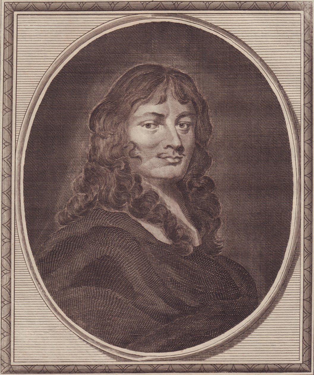 英国政治家威廉·坦普尔爵士 (1628-1699) 的肖像，约翰·戈尔达 (1729-1795) 的铜版画，来自 P Lely 的绘画 作者 未知未知