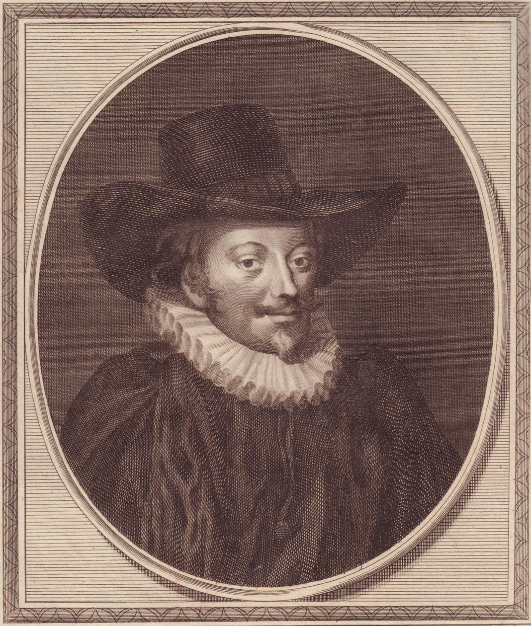 约翰·威廉姆斯 (1582-1650) 的肖像，约克大主教，约翰·戈尔达 (1729-1795) 铜版画 作者 未知未知
