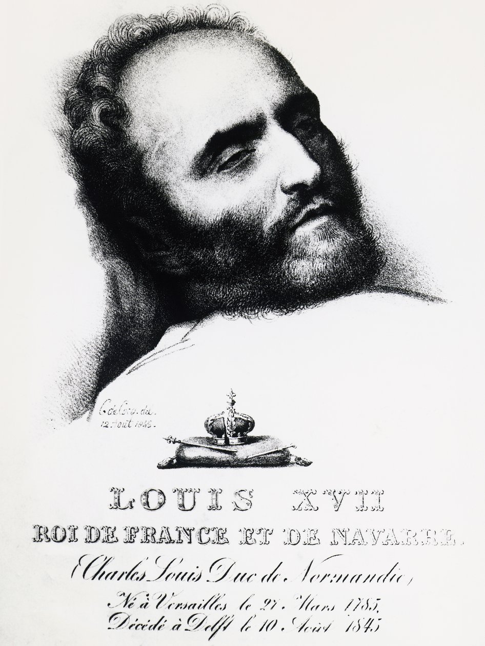 卡尔-威廉-瑙恩多夫（1785-1845）的画像，他是许多声称是法国王储的人中最著名和最顽固的人，8月12日在代尔夫特的病榻上。 作者 未知未知