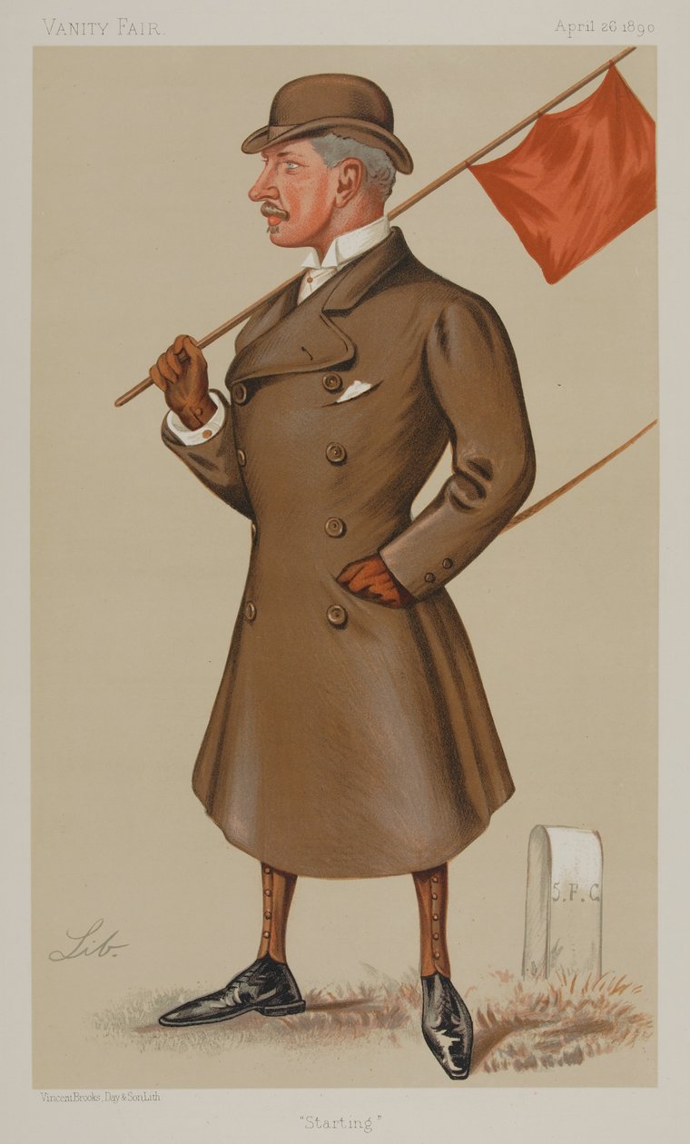 马库斯-贝雷斯福德勋爵，《名利场》，1890-04-26 作者 Liborio Prosperi