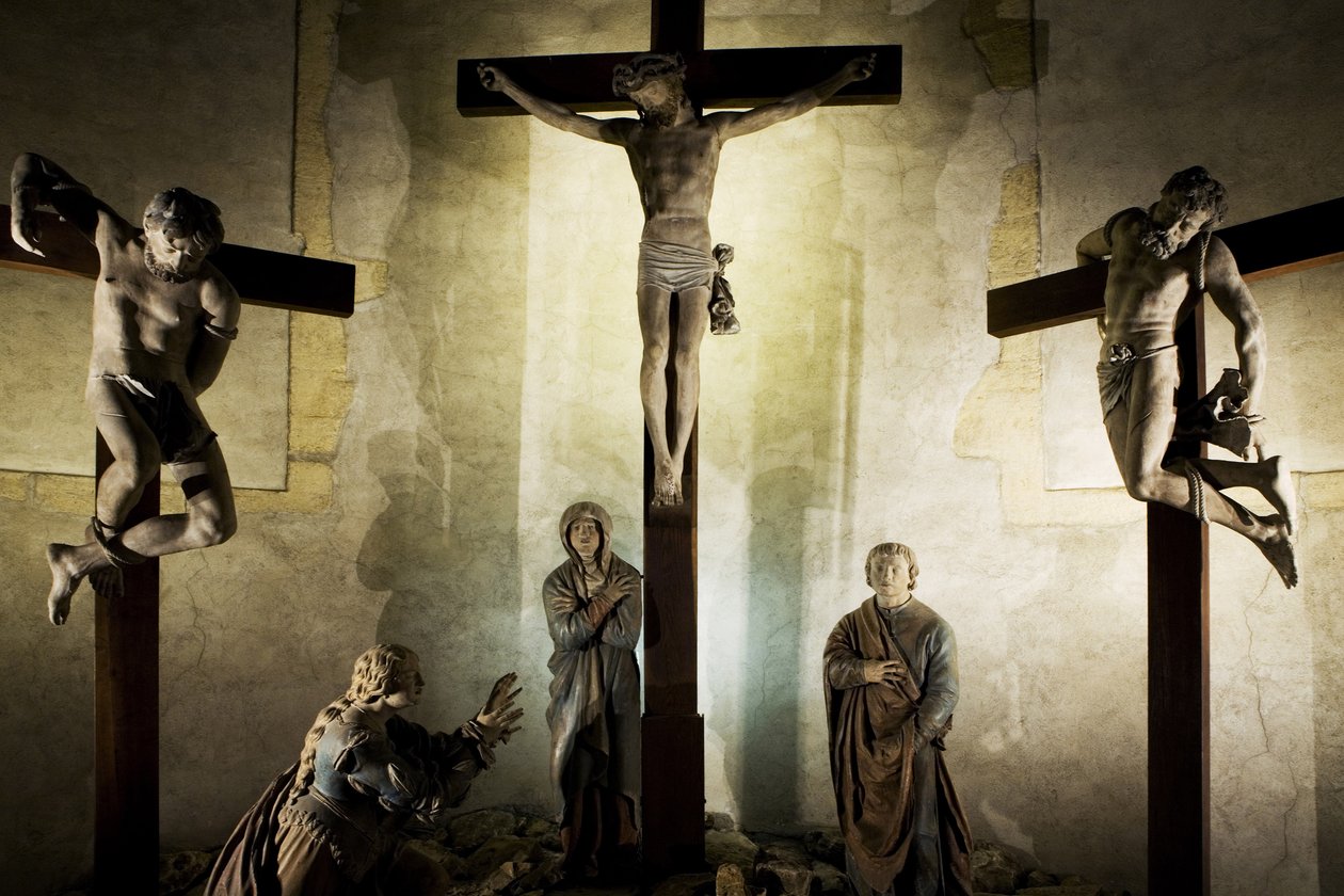 Calvary，c.1530（彩绘木） 作者 里吉尔·里奇尔