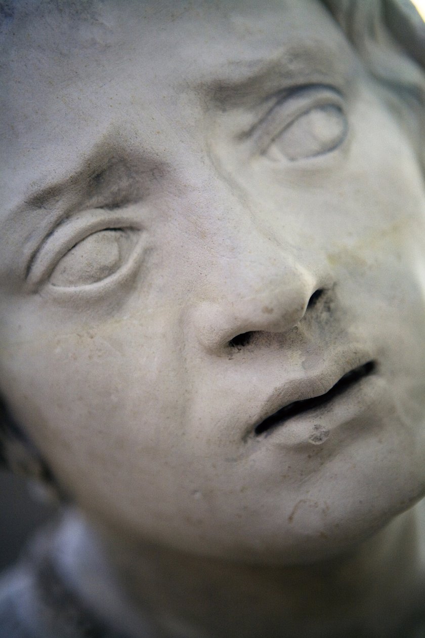 Entombment和处女的昏迷，细节：头部Marie Cleophe 作者 里吉尔·里奇尔