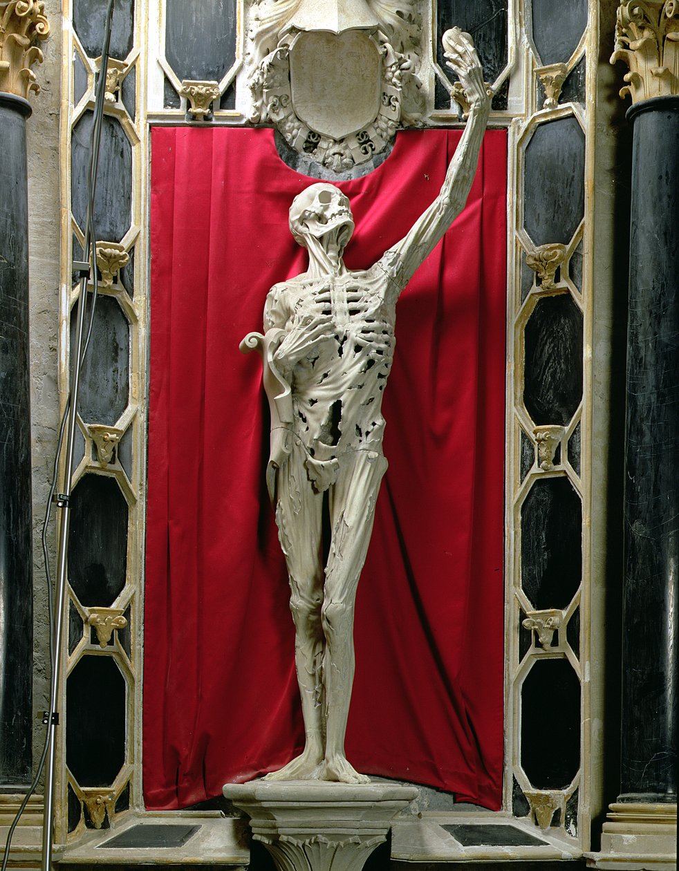 Flaned，或The Skeleton，Rene de Chalon的墓，橘子王子，1544年 作者 里吉尔·里奇尔