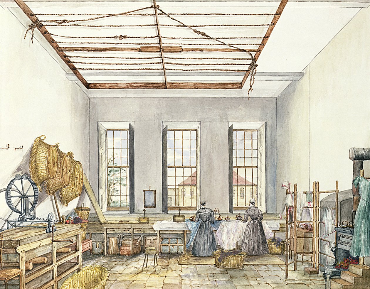 Aynhoe洗衣店，1847年2月23日 作者 莉莉·卡特赖特