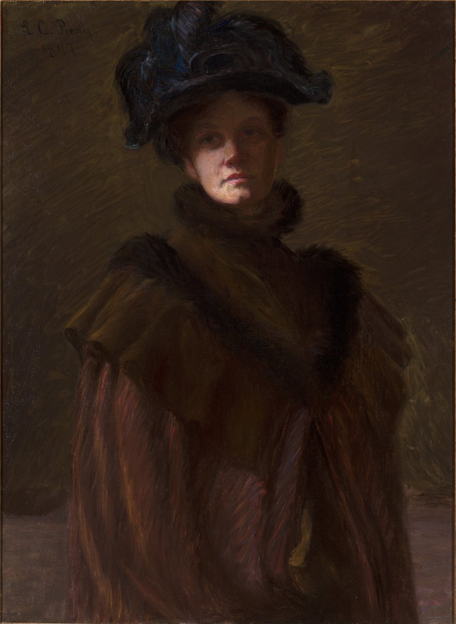 Lilla Cabot Perry的自画像 作者 莉拉·卡伯特·佩里（Lilla Cabot Perry）