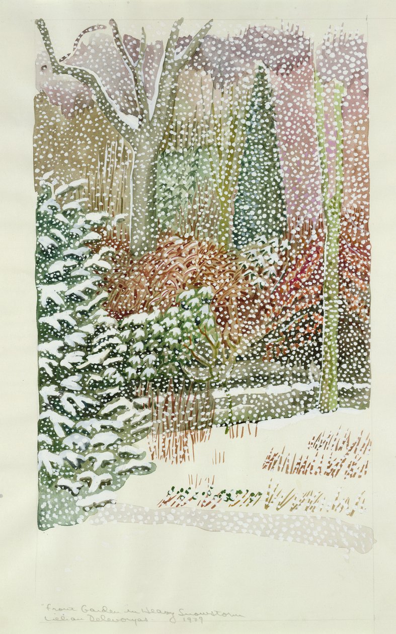 暴风雪前花园 作者 莉莲·迪瓦里阿