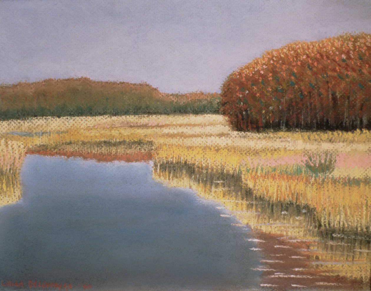 新英格兰秋季，1990年 作者 莉莲·迪瓦里阿