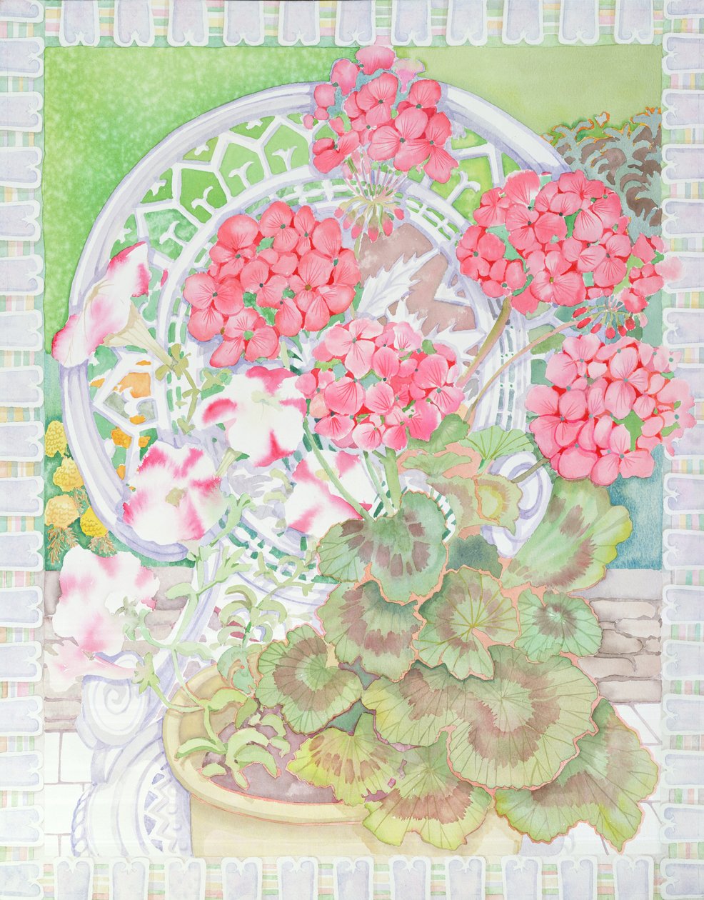 锅天竺葵 作者 莉莲·迪瓦里阿