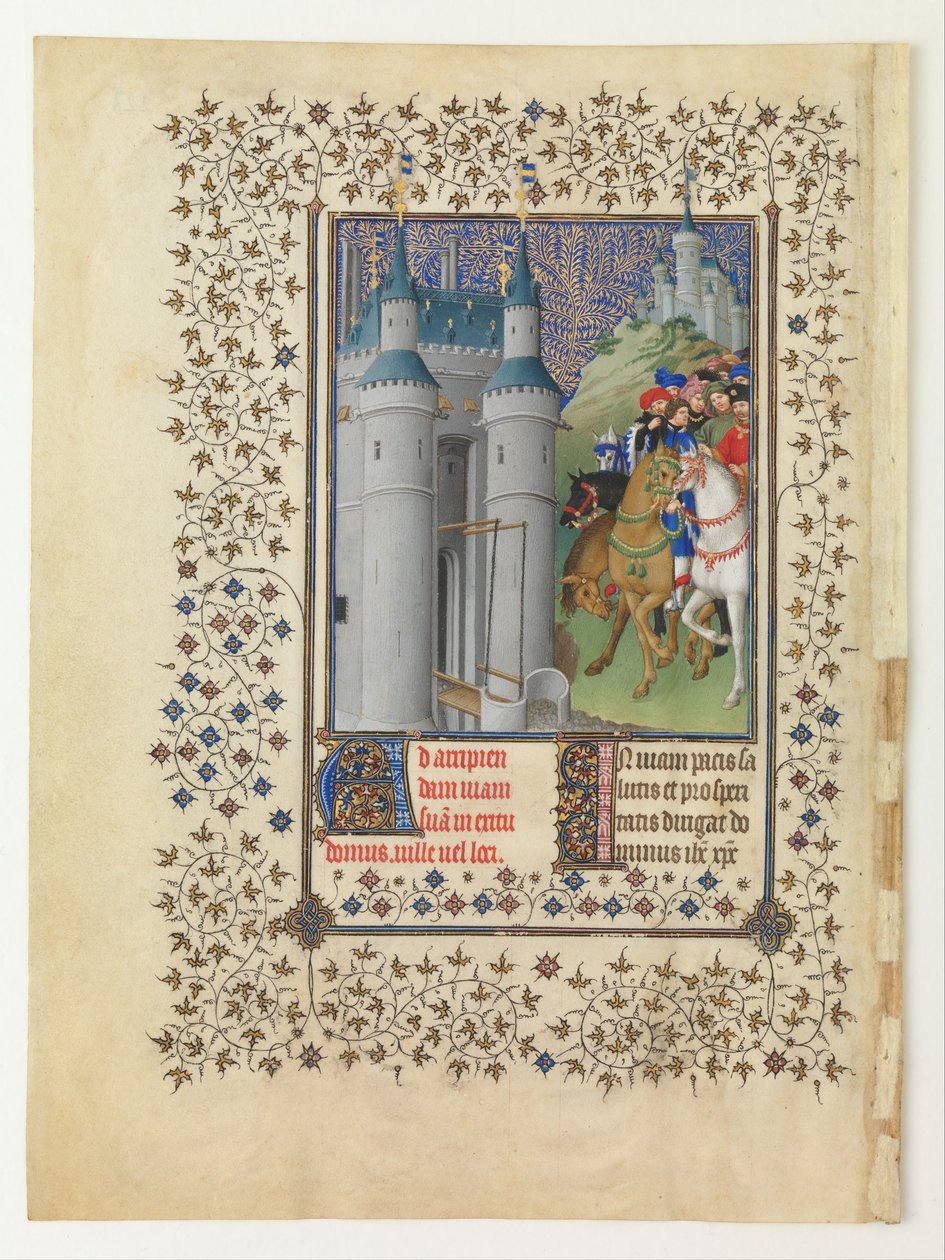 尚·德·贝里（Duc de Berry）的让·德·法兰西（Jean de France）的美女贝尔（Belles Heures），1412-1416 作者 林堡兄弟