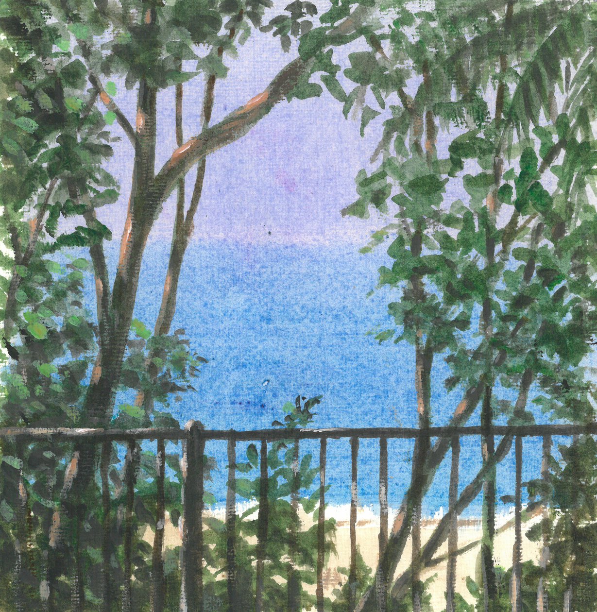 阳台景观，2015年 作者 林肯·塞利格曼