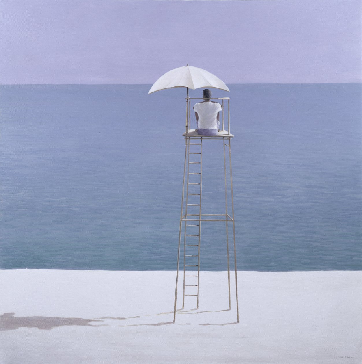 沙滩卫士，2004年（帆布丙烯酸） 作者 林肯·塞利格曼