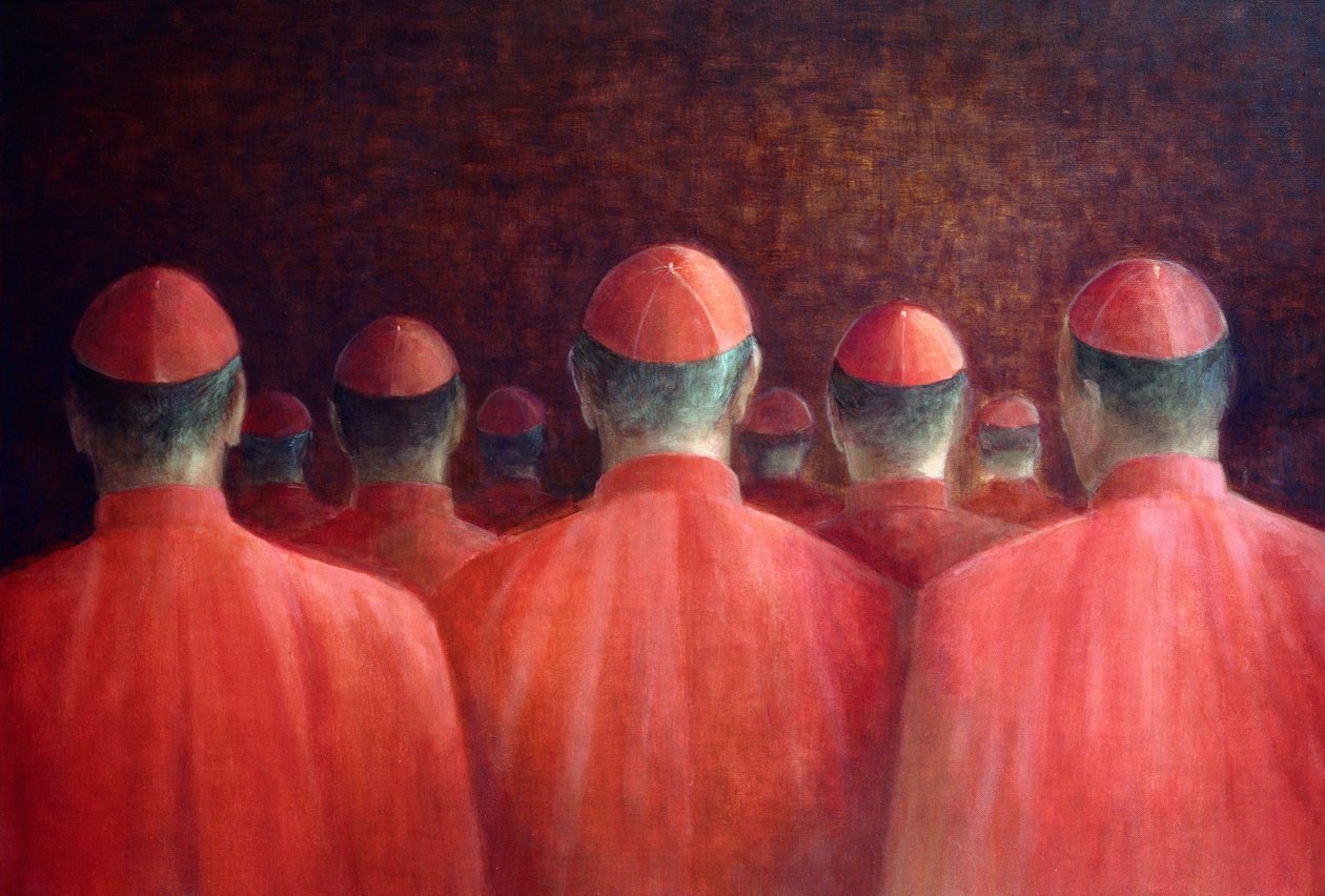 红衣主教，2005年（丙烯酸） 作者 林肯·塞利格曼