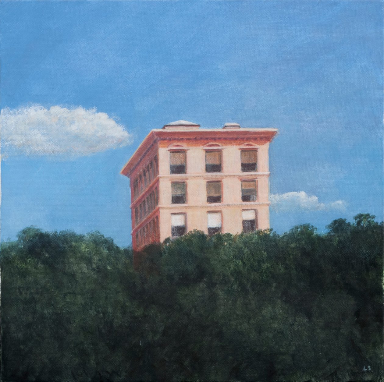 中央公园，美国，2012年（丙烯画布） 作者 林肯·塞利格曼