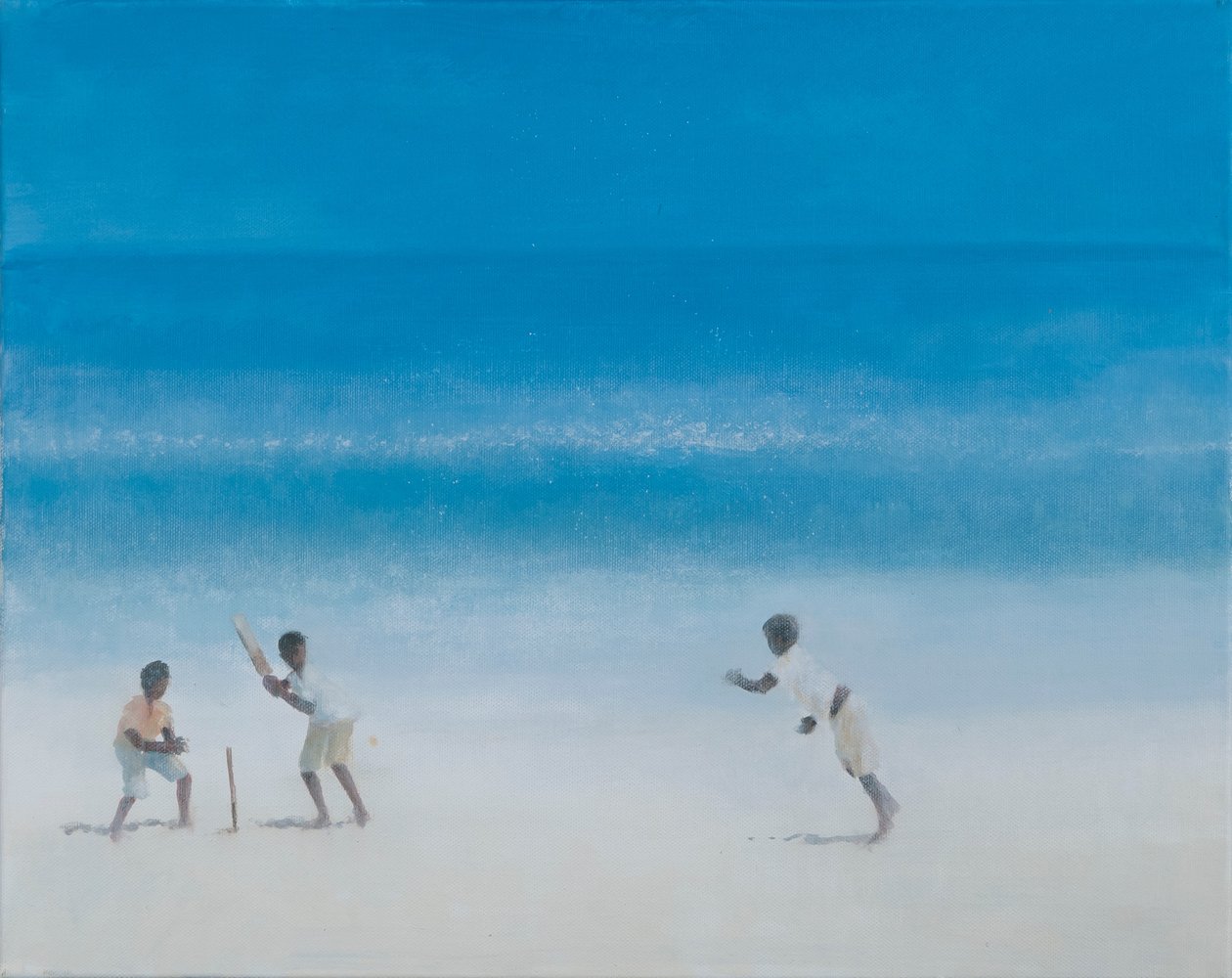 2012年海滩板球（帆布丙烯酸） 作者 林肯·塞利格曼