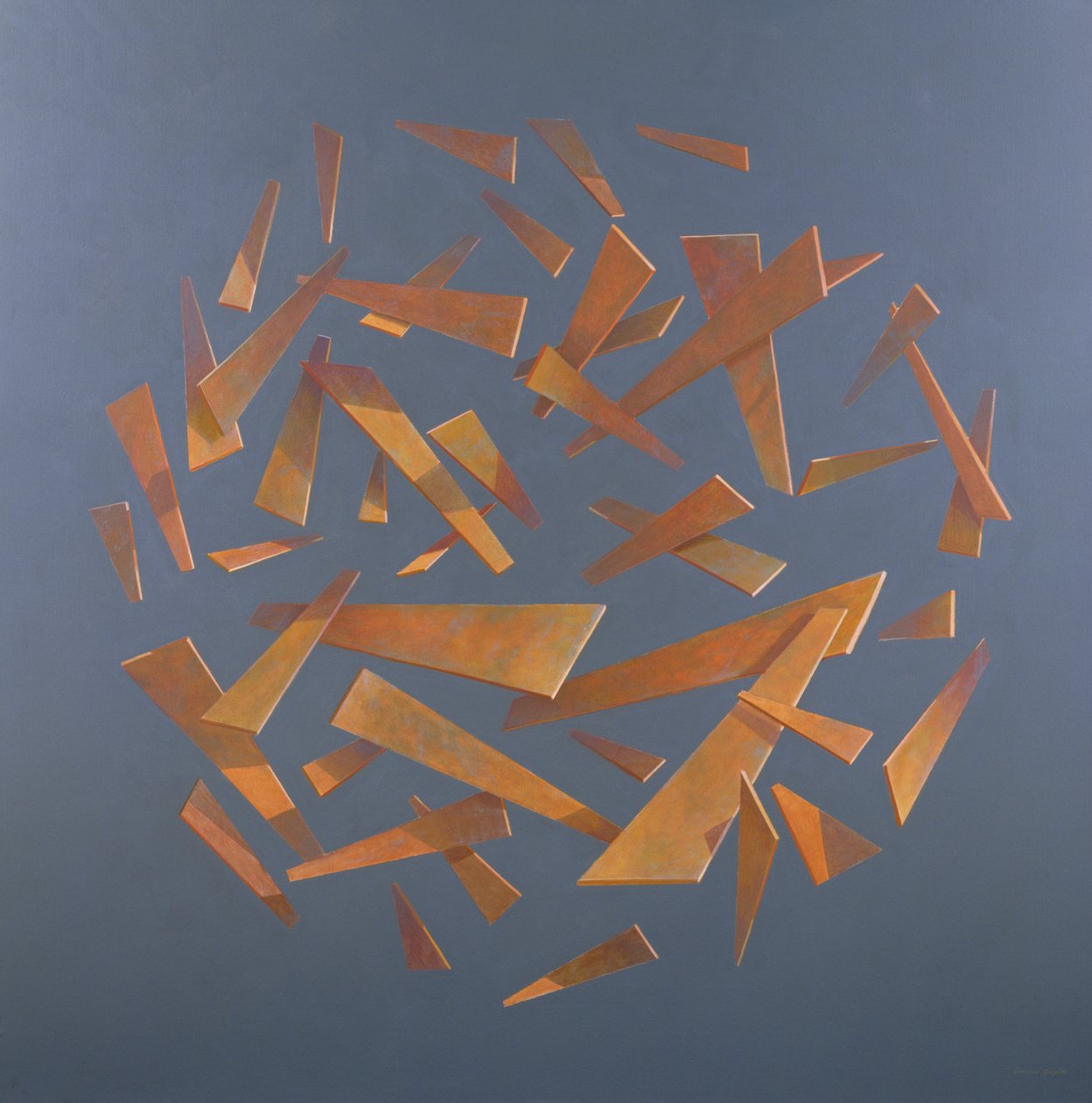 解构的球体，2005（丙烯酸） 作者 林肯·塞利格曼