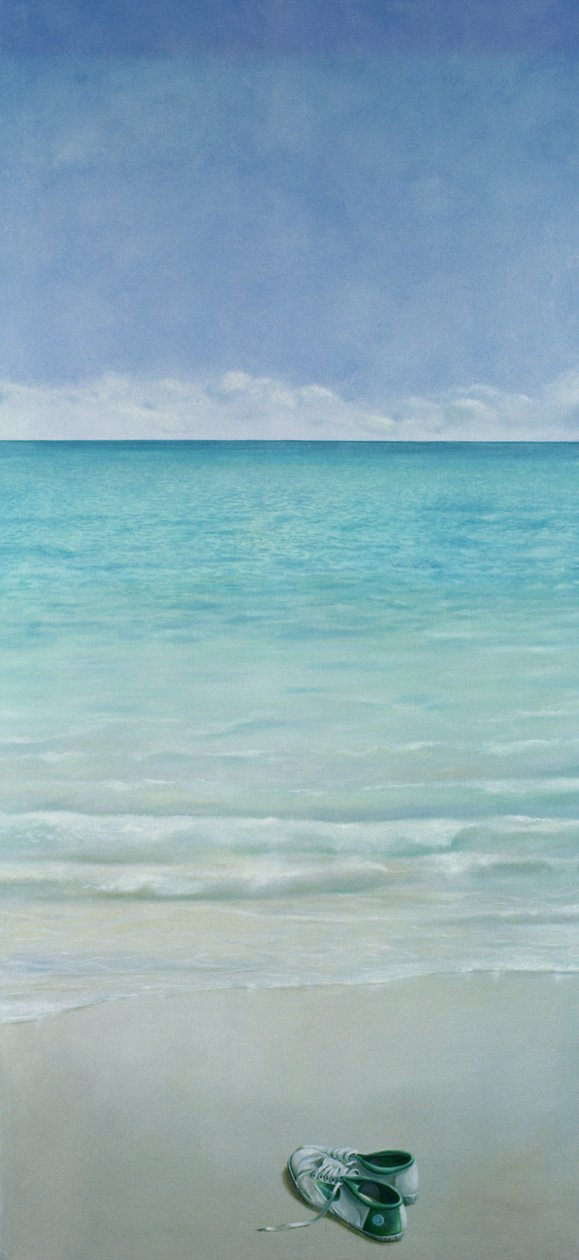 Green Flash，1990（画布上的丙烯酸） 作者 林肯·塞利格曼