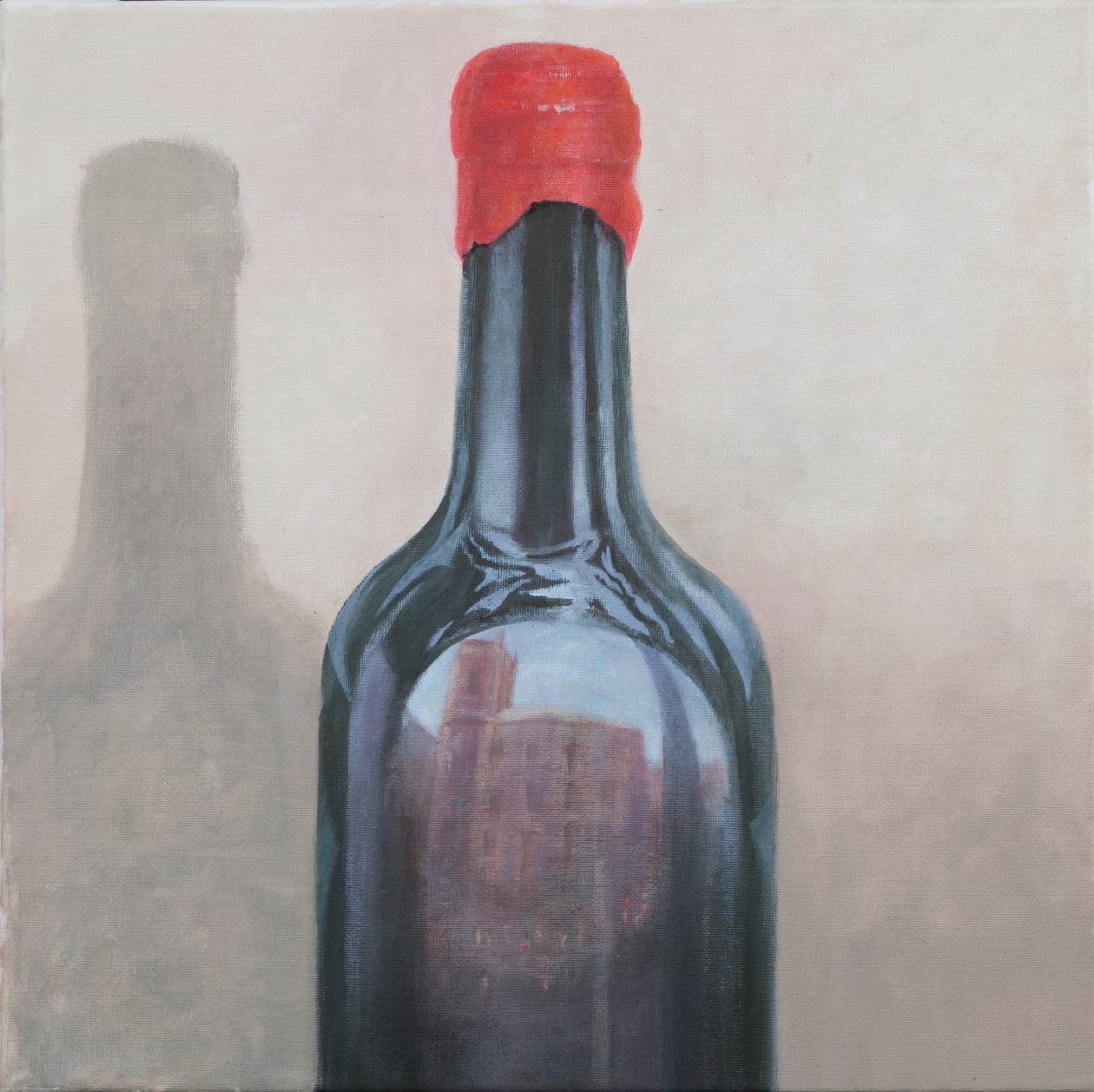 皮恩扎反射，2012年（丙烯画布） 作者 林肯·塞利格曼