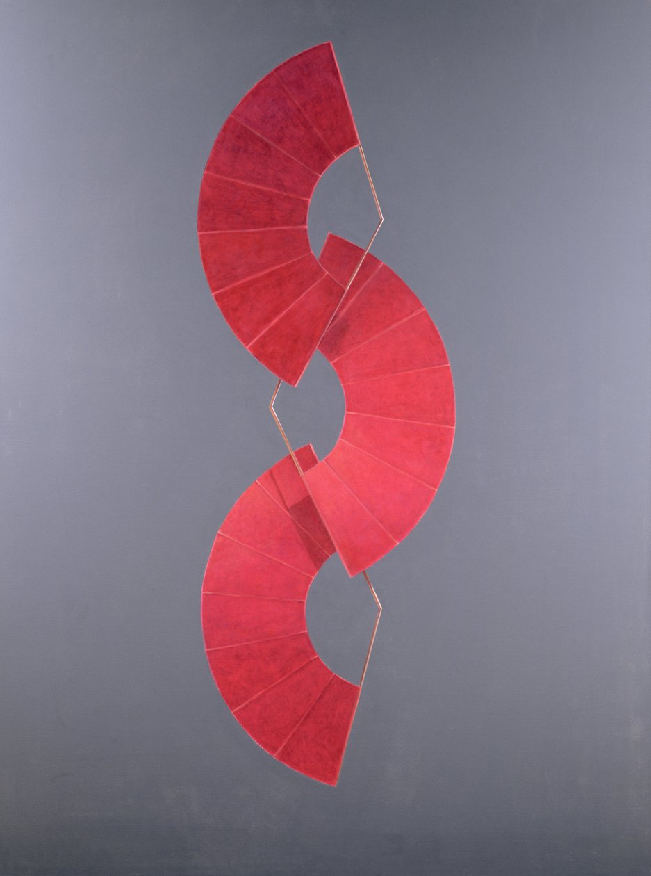 红粉丝，2005（压克力） 作者 林肯·塞利格曼