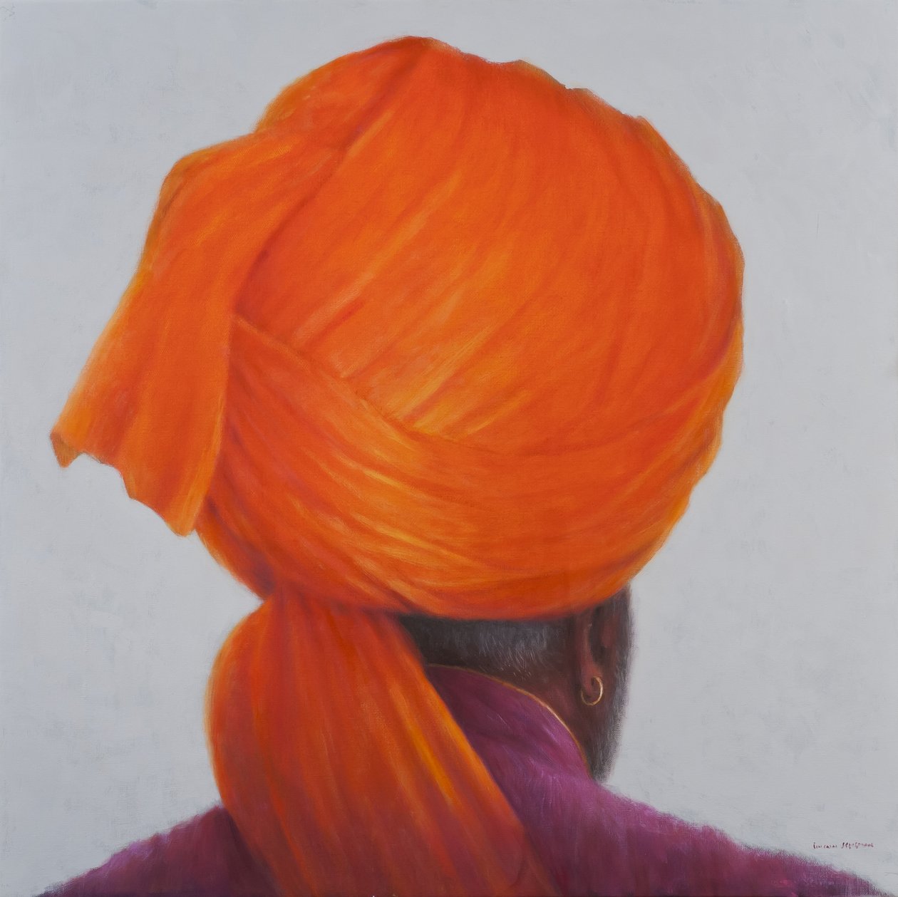 藏红花头巾，2014年 作者 林肯·塞利格曼